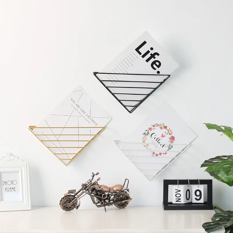 Simple Wrought Iron Wall Hanging Storage Rack Nordic Magazine Rack Painting Simple Office Wall Rack
Simple Wrought Iron Wall Hanging Storage Rack Nordic Magazine Rack Painting Simple Office Wall Rack