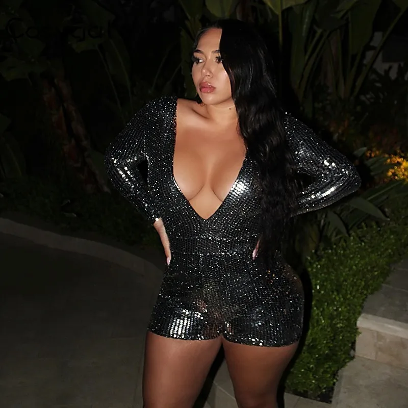 COSYGAL 2018 Silver Rose Rompers Womens Jumpsuit Sexy Club Deep V Neck Playsuit Autumn Long Sleeve Bodycon Jumpsuit Overalls
COSYGAL 2018 Silver Rose Rompers Womens Jumpsuit Sexy Club Deep V Neck Playsuit Autumn Long Sleeve Bodycon Jumpsuit Overalls