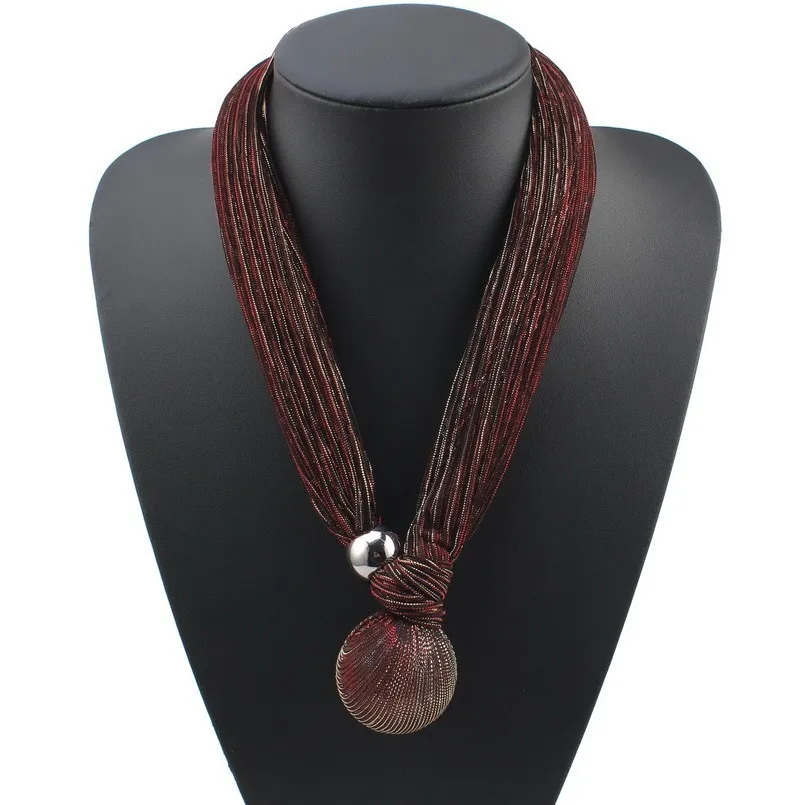 Florosy New Handmade Big Bead Ball Pendant Simulated Pearl Statement Necklace for Women Fashion Party Silk Rope Chain Necklace
Florosy New Handmade Big Bead Ball Pendant Simulated Pearl Statement Necklace for Women Fashion Party Silk Rope Chain Necklace