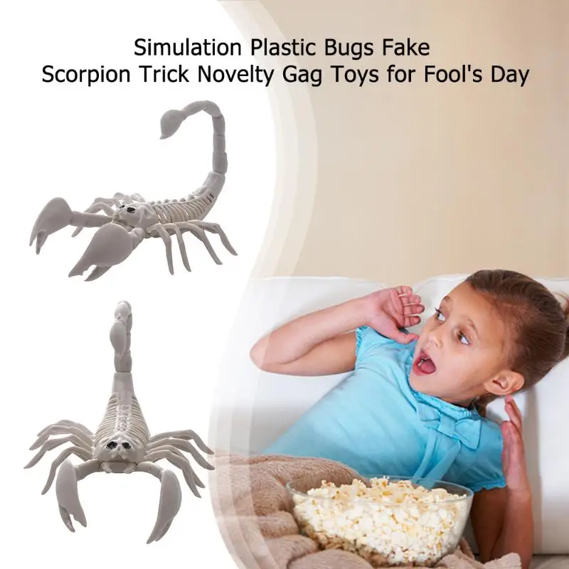 Simulation Plastic Bugs Fake Scorpion Favors Tricks Prop Decoration Novelty Gag Toys for Fool's Day Toys for Children Decoration
Simulation Plastic Bugs Fake Scorpion Favors Tricks Prop Decoration Novelty Gag Toys for Fool's Day Toys for Children Decoration