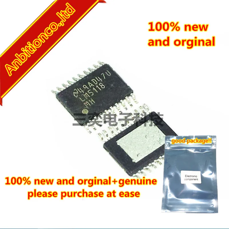 5 шт. 100% новый и оригинальный LM5118MHX/NOPB LM5118MH TSSOP-20 широкий диапазон напряжения Buck-Boost контроллер в наличии
5 шт. 100% новый и оригинальный LM5118MHX/NOPB LM5118MH TSSOP-20 широкий диапазон напряжения Buck-Boost контроллер в наличии
