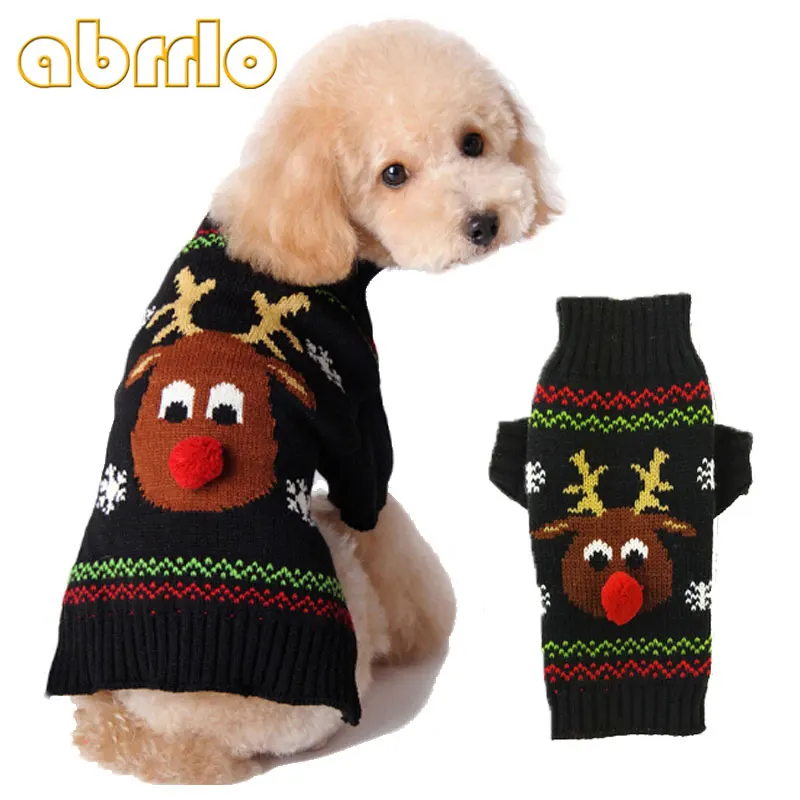 Abrrlo Christmas Pet Sweater Jumpers Coat Xmas Red Reindeer Warm Dog Clothes For Small Dogs Soft Clothing For Dog Dachshunds
Abrrlo Christmas Pet Sweater Jumpers Coat Xmas Red Reindeer Warm Dog Clothes For Small Dogs Soft Clothing For Dog Dachshunds