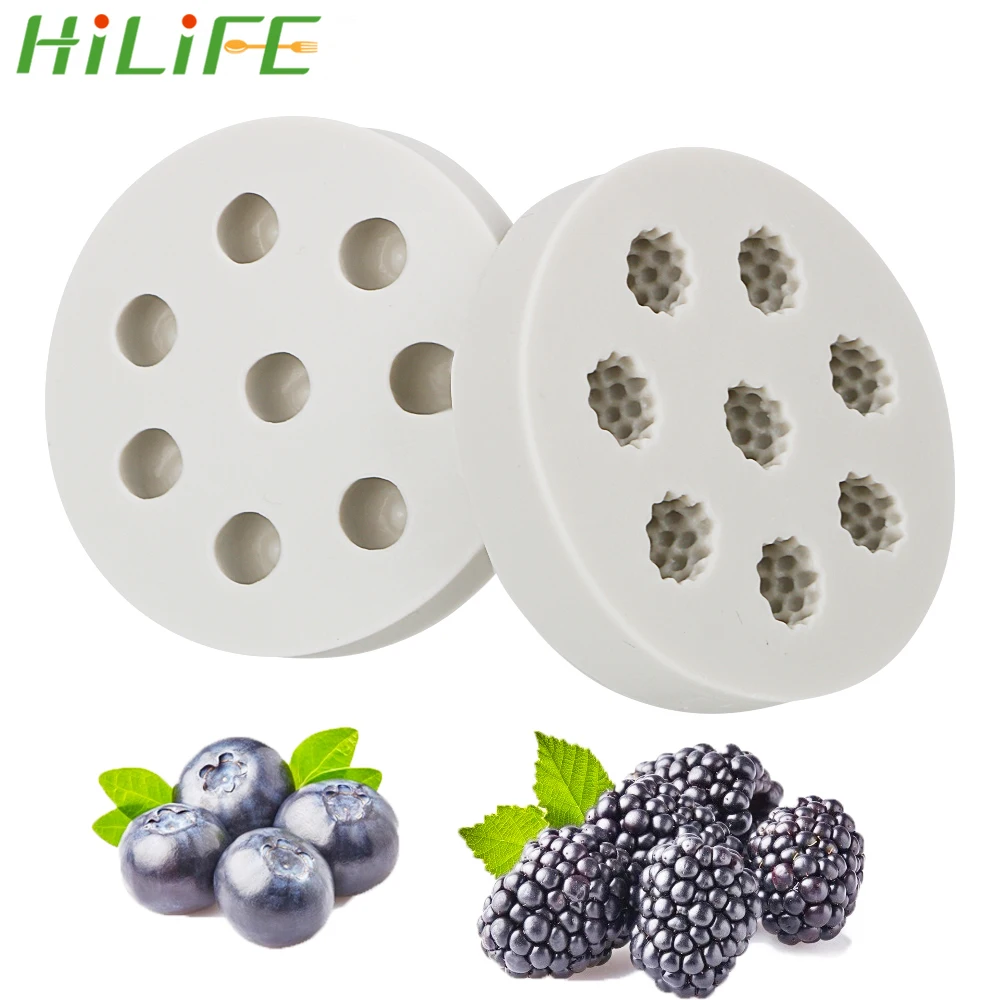 HILIFE 3D Raspberry Blueberry Shape Silicone Mold Bakeware DIY Cake Decorating Mould Chocolate Pastry Sugarcraft Baking Tool
HILIFE 3D Raspberry Blueberry Shape Silicone Mold Bakeware DIY Cake Decorating Mould Chocolate Pastry Sugarcraft Baking Tool