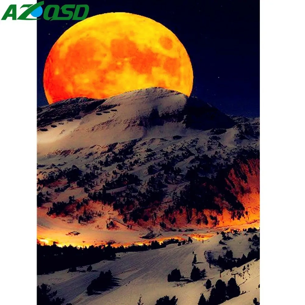 AZQSD Diamond Mosaic Snow Mountain Diamond Embroidery 5d Diy Diamond Painting Cross Stitch Handicrafts Home Decoration
AZQSD Diamond Mosaic Snow Mountain Diamond Embroidery 5d Diy Diamond Painting Cross Stitch Handicrafts Home Decoration