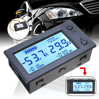 1pc Digital Hall Sensor Battery Monitor Coulombmeter DC 300V 50A Voltmeter Ammeter Battery Power Meter for batteries
1pc Digital Hall Sensor Battery Monitor Coulombmeter DC 300V 50A Voltmeter Ammeter Battery Power Meter for batteries