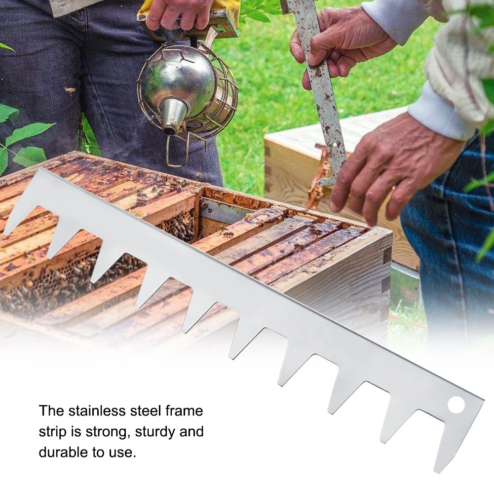 Fashionable Stainless Steel Strip Spacer Beehive Frame Beekeeper Beekeeping Equipment Frame Spacer Bee Hive Tool
Fashionable Stainless Steel Strip Spacer Beehive Frame Beekeeper Beekeeping Equipment Frame Spacer Bee Hive Tool