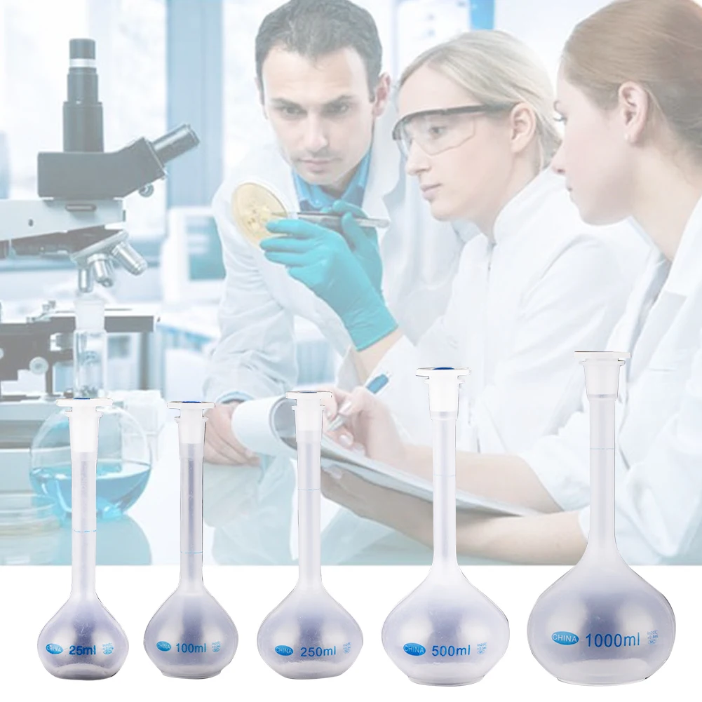 Volumetric Measuring Flask Bottle School Experiment Lab Plastic Ware Clear With Stopper Heatproof Precise Vase Shape Long Neck
Volumetric Measuring Flask Bottle School Experiment Lab Plastic Ware Clear With Stopper Heatproof Precise Vase Shape Long Neck