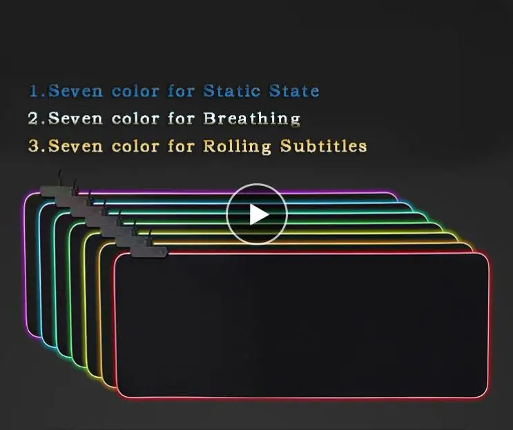 DSstyles Super Large RGB LED Light USB Game Mouse Pad Natural Rubber Illuminated Non slip Table Pad
DSstyles Super Large RGB LED Light USB Game Mouse Pad Natural Rubber Illuminated Non slip Table Pad