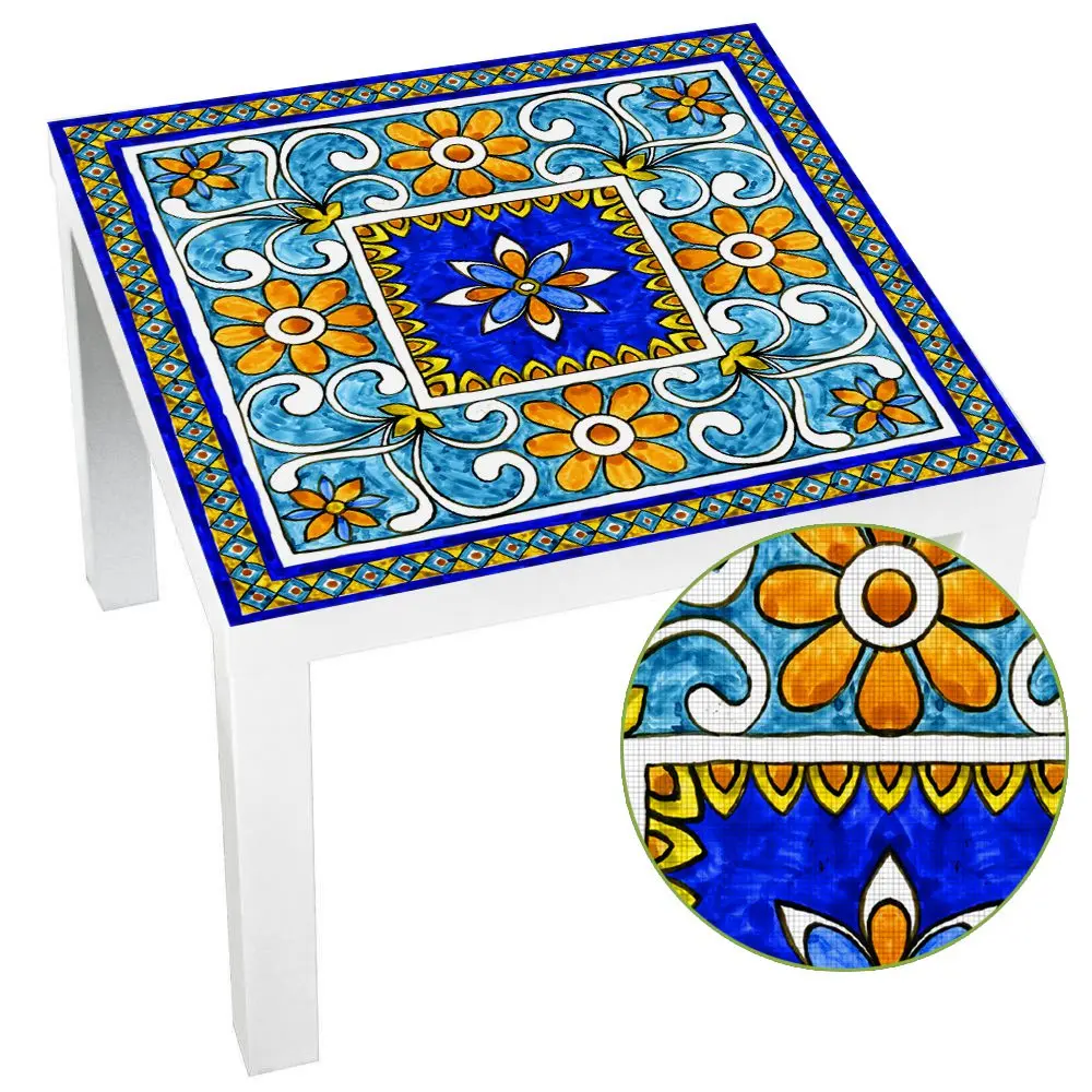 Italian Majolica Tile Lack Table Tops Wall Art Furniture Removable Self-Adhesive Waterproof Wallpaper Wall Sticker
Italian Majolica Tile Lack Table Tops Wall Art Furniture Removable Self-Adhesive Waterproof Wallpaper Wall Sticker