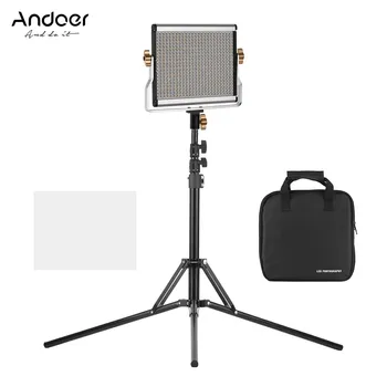 Andoer 3200-5600K 480 LED Video Light Panel Fill-in Lamp w/ Light Stand Holder Bracket for Studio Photography Video Lighting
Andoer 3200-5600K 480 LED Video Light Panel Fill-in Lamp w/ Light Stand Holder Bracket for Studio Photography Video Lighting
