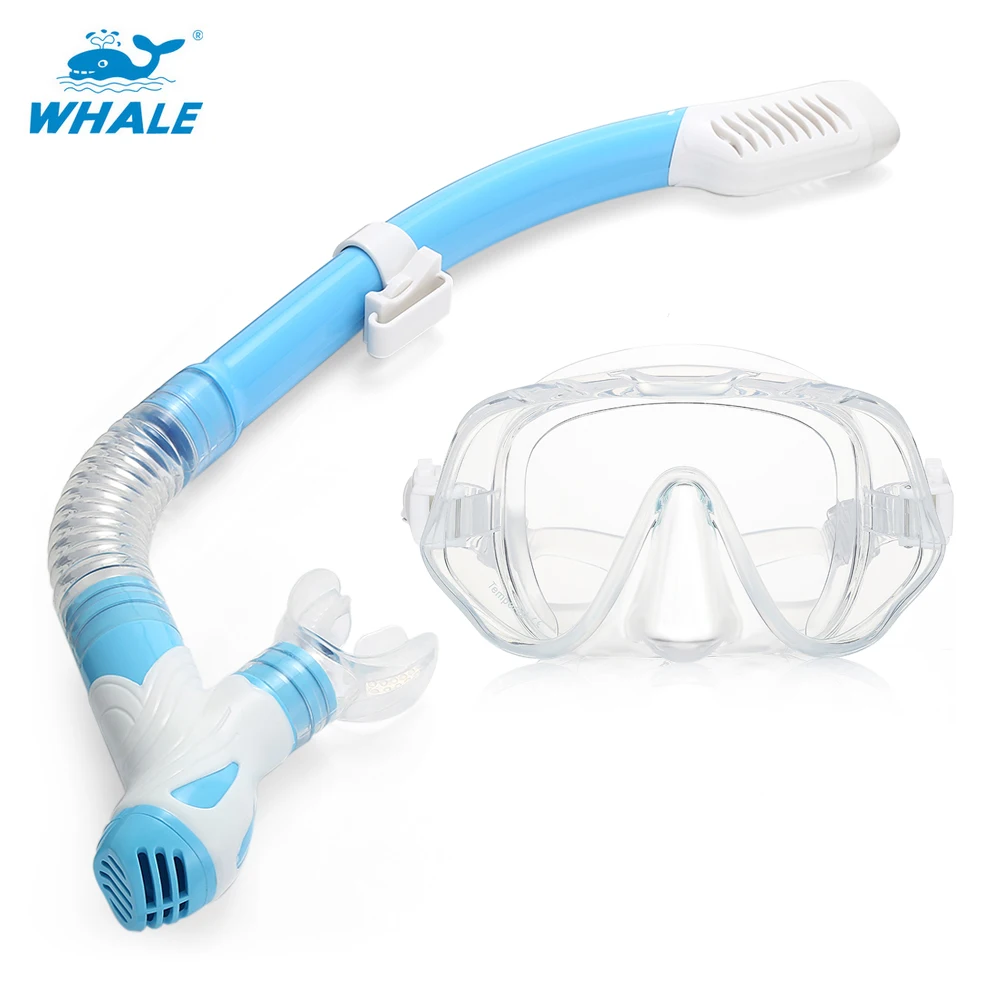 WHALE MK1000+SK900 Professional Diving Mask Snorkel Anti-Fog Goggles Glasses Set Silicone Swimming Fishing Pool Equipment
WHALE MK1000+SK900 Professional Diving Mask Snorkel Anti-Fog Goggles Glasses Set Silicone Swimming Fishing Pool Equipment