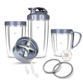 Deluxe Upgrade Parts kit ULTIMATE Cups & Blade &Top Gear & Gaskets & Shock Pad Replacement Set for High-Speed Blender/Mixer Sy
Deluxe Upgrade Parts kit ULTIMATE Cups & Blade &Top Gear & Gaskets & Shock Pad Replacement Set for High-Speed Blender/Mixer Sy