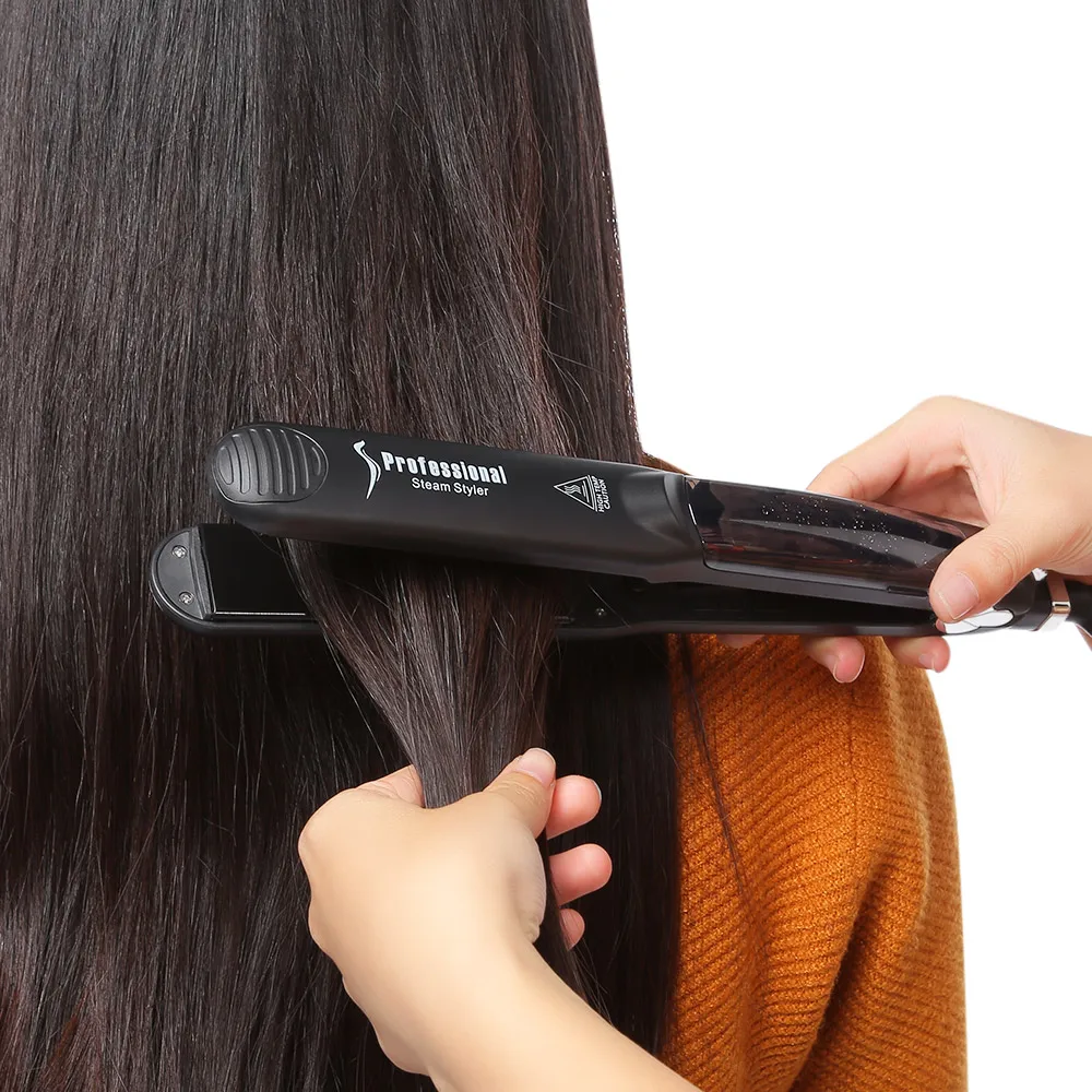 Professional Steam Spray Ionic Ceramic Electric Hair Straightener Fast Styler Tourmaline Coating Straightening Iron | Бытовая техника