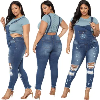 2019 Summer Fashion Women Hole Bib Overall Ripped Jumpsuits Plus Size Jeans Bodysuits Casual Solid Denim Long Rompers
2019 Summer Fashion Women Hole Bib Overall Ripped Jumpsuits Plus Size Jeans Bodysuits Casual Solid Denim Long Rompers