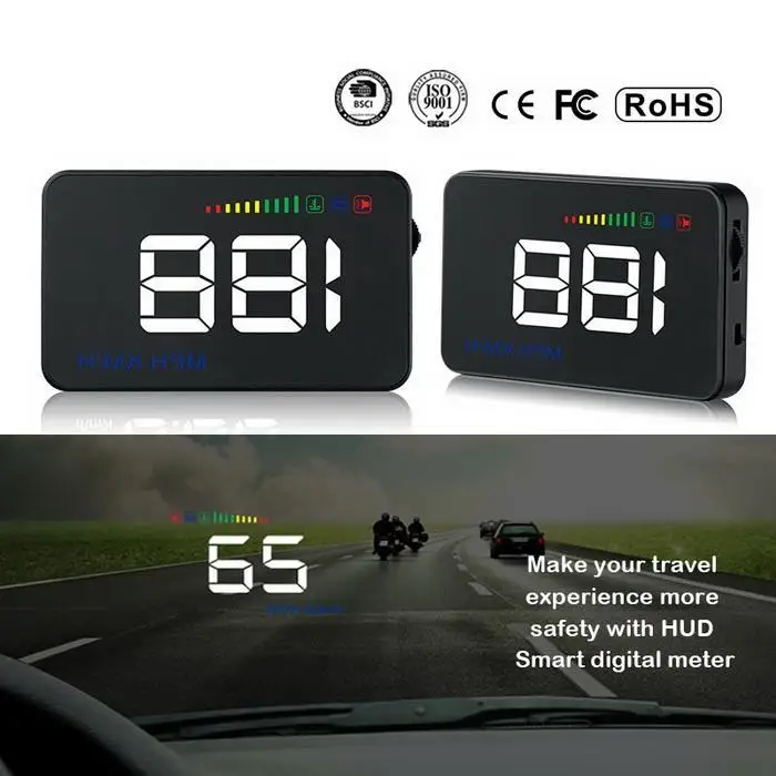 A500 3 5 дюймов OBD HUD Автомобильный дисплей лобовое стекло проектор бортовой