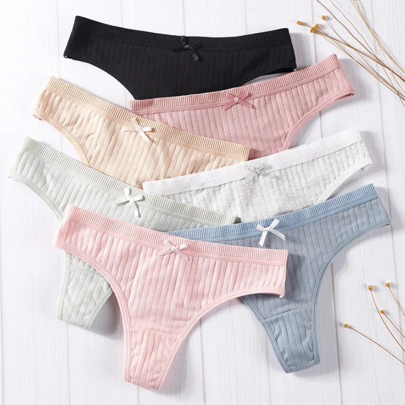 Underwear Hot Sale Thong Thread Women's Panties Solid Popular Comfortable Female High Quality Sexy Low Waist 1PC Cotton
Underwear Hot Sale Thong Thread Women's Panties Solid Popular Comfortable Female High Quality Sexy Low Waist 1PC Cotton