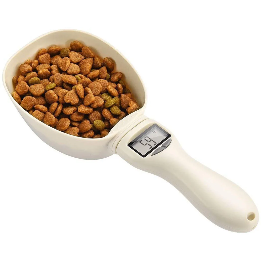 Pet Food Weighing Measuring Spoon Pet Food Scoop Plastic Creative LCD Display Measuring Spoon Dog Cat Food Spoon Pet Feeder
Pet Food Weighing Measuring Spoon Pet Food Scoop Plastic Creative LCD Display Measuring Spoon Dog Cat Food Spoon Pet Feeder