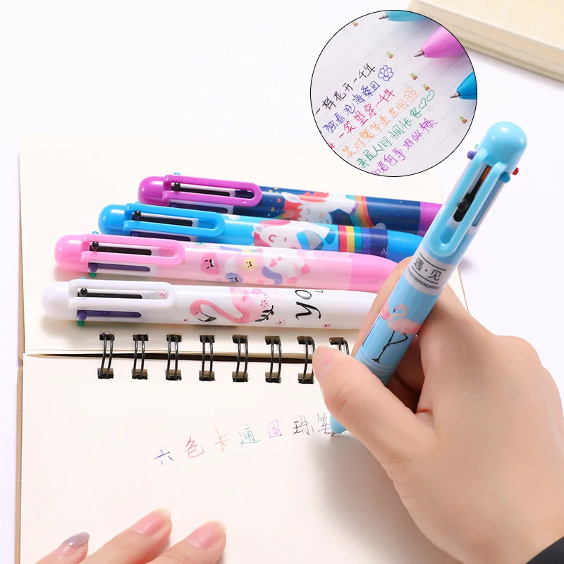 6 Colors in 1 Unicorn Ballpoint Pens Cute Flamingo Ballpoint Pens Multi Color Pens For Kids Gifts Creative School Supplies
6 Colors in 1 Unicorn Ballpoint Pens Cute Flamingo Ballpoint Pens Multi Color Pens For Kids Gifts Creative School Supplies