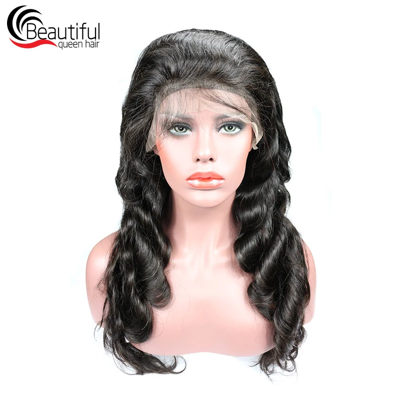 Красивая Королева 10A перуанские Виргинские Волосы Безглютеновые полный парик