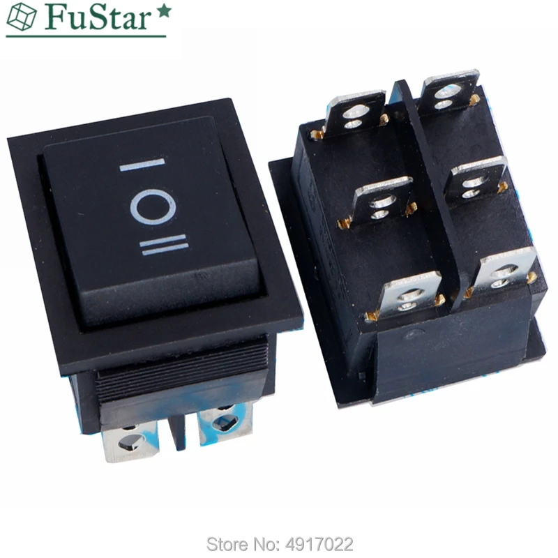 2pcs DIY Rocker Switch Power Switch Boat 3 Position 6Pin Button Latching with Lamp Light KCD4 16A 250VAC/ 20A 125VAC On-Off-on
2pcs DIY Rocker Switch Power Switch Boat 3 Position 6Pin Button Latching with Lamp Light KCD4 16A 250VAC/ 20A 125VAC On-Off-on