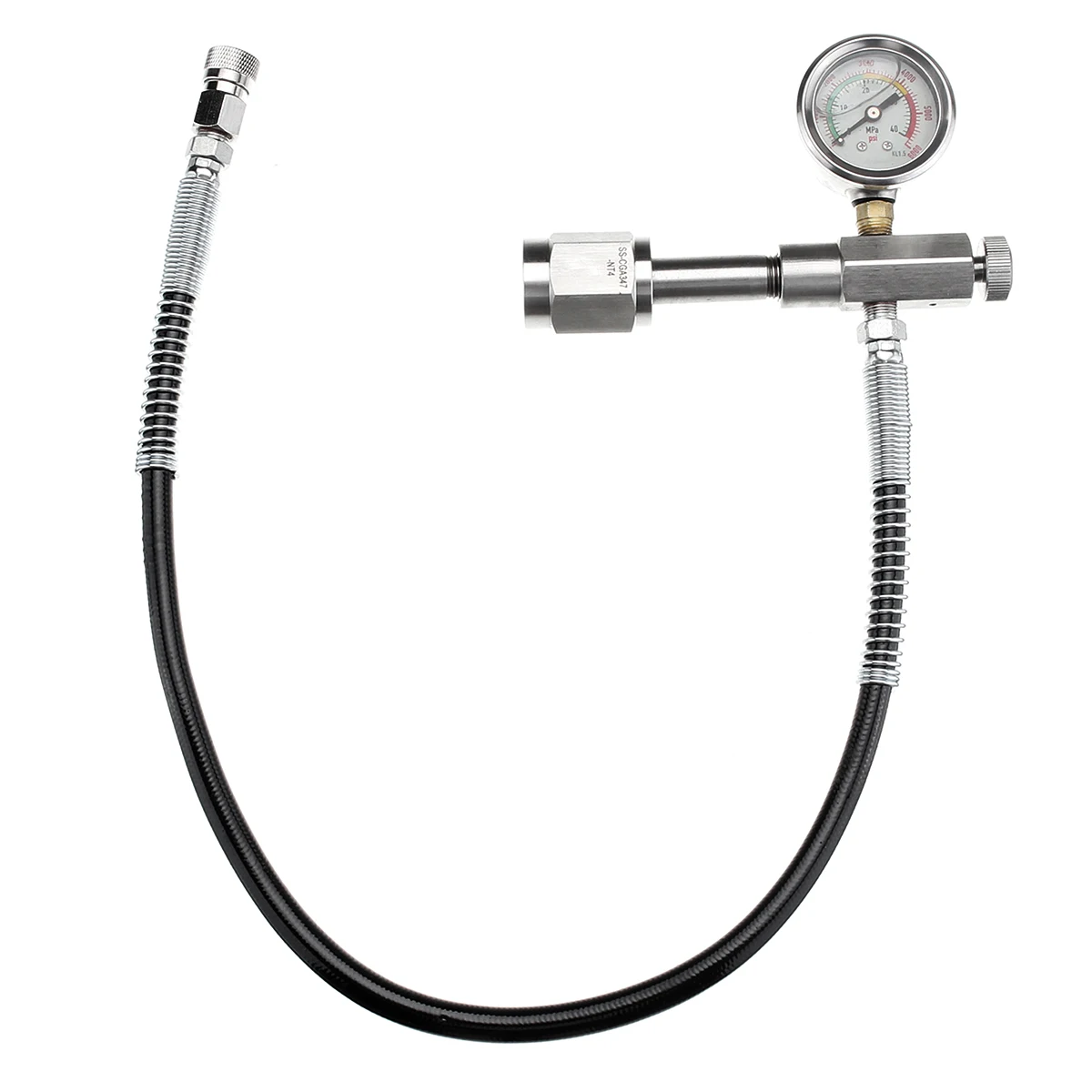 5000PSI Refill Charging Adapter for Paintball Air Rifle SCBA Fill Station W/24" Hose for Paintball Filling
5000PSI Refill Charging Adapter for Paintball Air Rifle SCBA Fill Station W/24" Hose for Paintball Filling