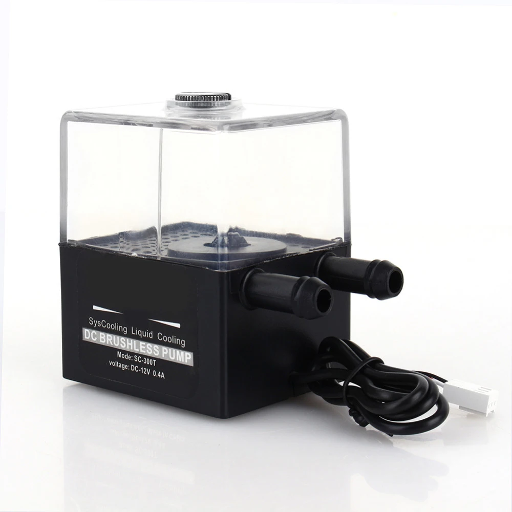 SNNY NEW Ultra-Quiet Water Pump & Pump Tank For PC CPU Liquid Cooling Computer System SC-300T 12V DC Car Accessories
SNNY NEW Ultra-Quiet Water Pump & Pump Tank For PC CPU Liquid Cooling Computer System SC-300T 12V DC Car Accessories