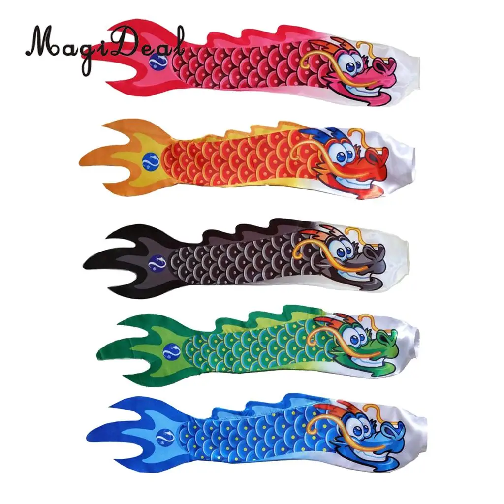 MagiDeal 5x 70cm Hanging Windsock Flag Roof Outdoor Indoor Chinese Dragon Carp Streamer Black & Green & Blue & Rose Red & Red
MagiDeal 5x 70cm Hanging Windsock Flag Roof Outdoor Indoor Chinese Dragon Carp Streamer Black & Green & Blue & Rose Red & Red
