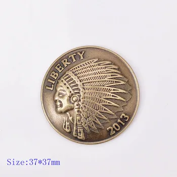 10pc 37X37MM Brass Apache Indian Head Liberty Conchos For Belt Leather Craft Decoration Screw Back
10pc 37X37MM Brass Apache Indian Head Liberty Conchos For Belt Leather Craft Decoration Screw Back