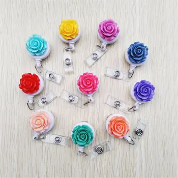 1pc Rose Flower Retractable Badge Reel Students Nurse Exhibition Pull Key Holder ID Name Card Badge Holder School Supplies
1pc Rose Flower Retractable Badge Reel Students Nurse Exhibition Pull Key Holder ID Name Card Badge Holder School Supplies