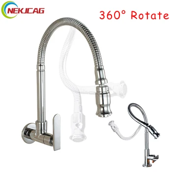 Chrome Single Handle Kitchen Faucet Deck Mounted Cold Water Faucet Wall Mounted Mixer Taps 360 Degree Rotation Deck Mounted
Chrome Single Handle Kitchen Faucet Deck Mounted Cold Water Faucet Wall Mounted Mixer Taps 360 Degree Rotation Deck Mounted