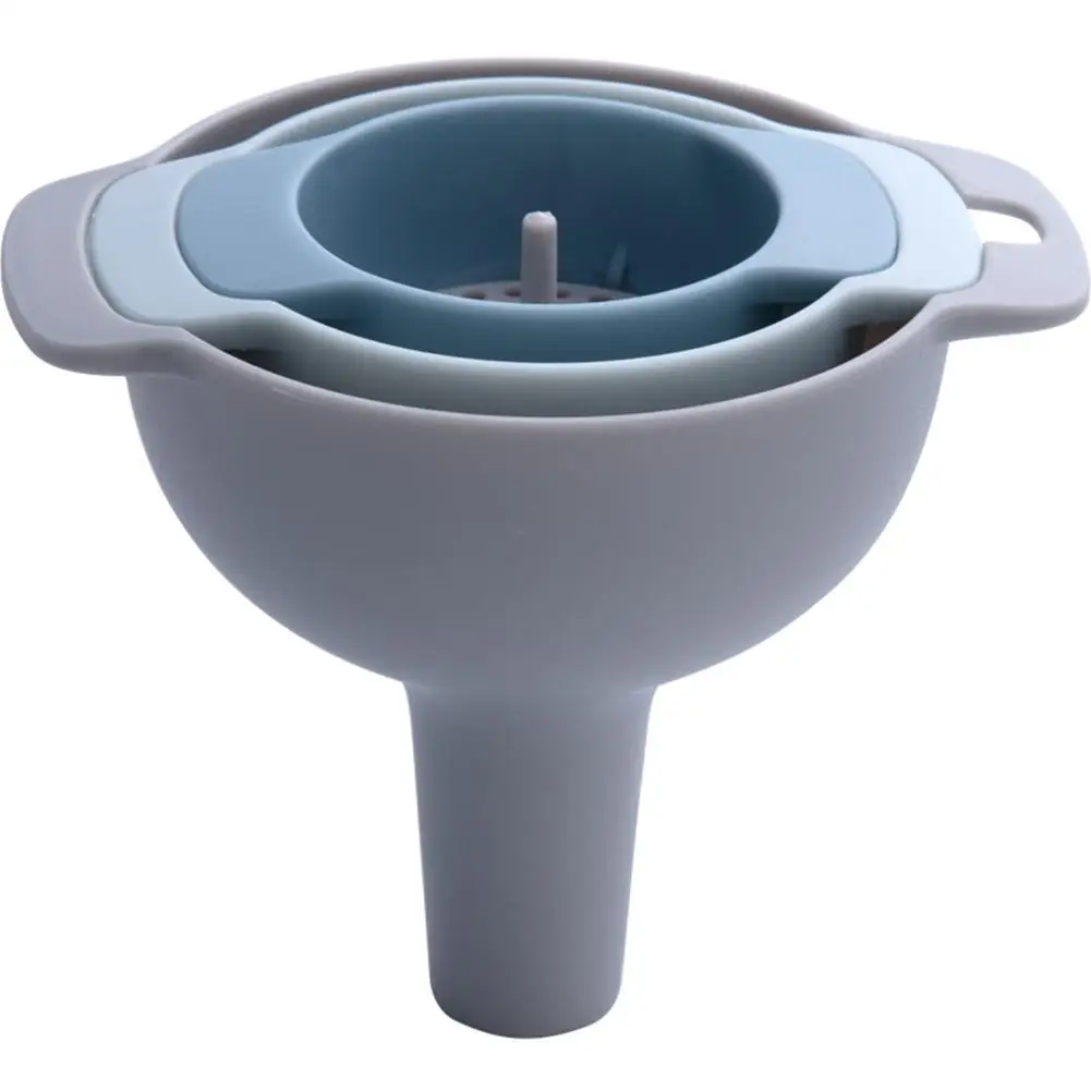 Filter Blue Multi-function Funnel Set Filter Oil Can Household Oil Hopper Sub-packaging Plastic Funnel Kitchen Tools
Filter Blue Multi-function Funnel Set Filter Oil Can Household Oil Hopper Sub-packaging Plastic Funnel Kitchen Tools
