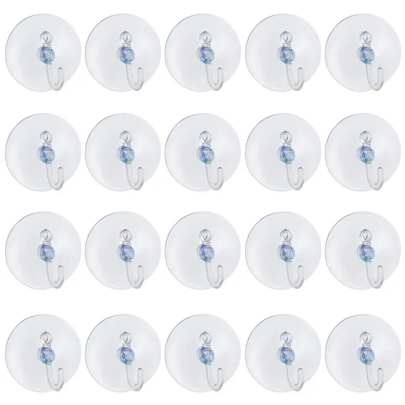 20 X Suction Cups Clear Plastic Cups with Metal Hooks Window Decoration Cabinet Sucker Perfect for Hanging Christmas Decoratio
20 X Suction Cups Clear Plastic Cups with Metal Hooks Window Decoration Cabinet Sucker Perfect for Hanging Christmas Decoratio