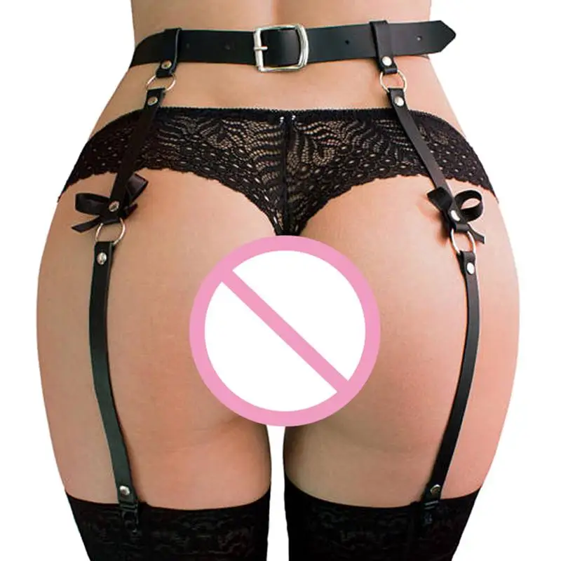 Womens Sexy Lingerie Bowknot Perspective Thigh-High Stockings Garters Belt Cosplay Spike Elastic Thigh Sexy Harness
Womens Sexy Lingerie Bowknot Perspective Thigh-High Stockings Garters Belt Cosplay Spike Elastic Thigh Sexy Harness