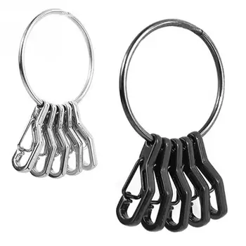 1PC Keyring 5Pcs/Lot Spring Hook New EDC Keyring Set Quick Release Spring Hook Carabiner Key Clip Keychain
1PC Keyring 5Pcs/Lot Spring Hook New EDC Keyring Set Quick Release Spring Hook Carabiner Key Clip Keychain