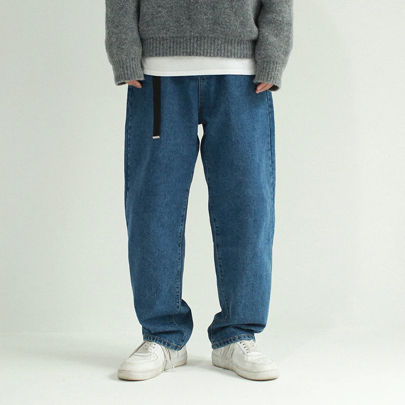 2019 Spring New 90s Wind Large Size Japanese Straight Pants Solid Color Casual Loose Jeans Men And Women Can Wear Blue S-XL
2019 Spring New 90s Wind Large Size Japanese Straight Pants Solid Color Casual Loose Jeans Men And Women Can Wear Blue S-XL