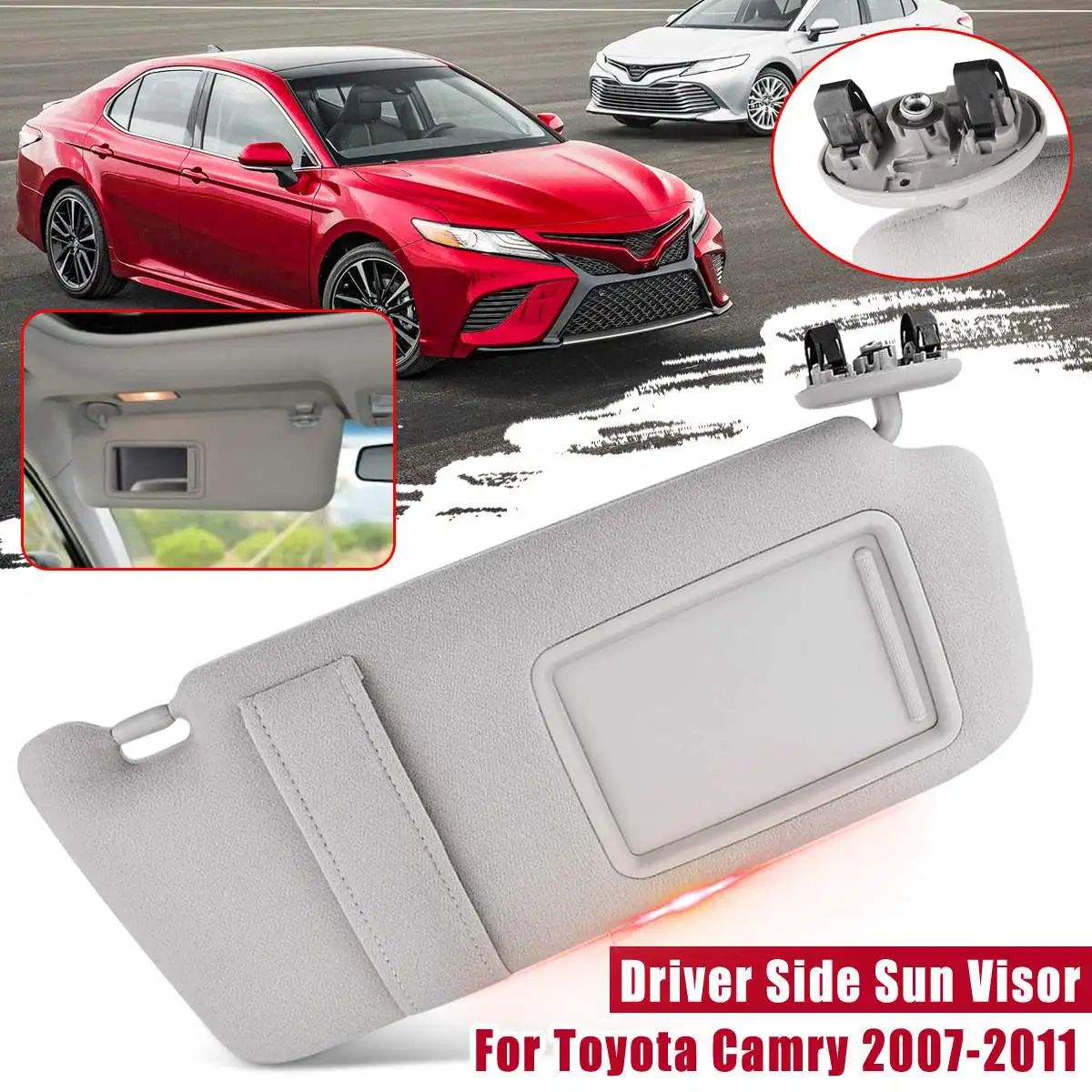 1 piece Car Sun Visor Makeup Mirror for Toyota Camry 2007 2008 2009 2010 2011 Windscreen Sun Visor Auto Accessories Beige Gray
1 piece Car Sun Visor Makeup Mirror for Toyota Camry 2007 2008 2009 2010 2011 Windscreen Sun Visor Auto Accessories Beige Gray