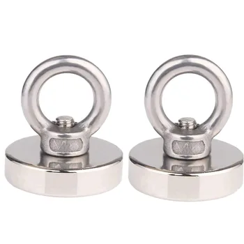 D36mm Strong Salvage Magnet Pot 41 KG Magnet Deep Sea Salvage Fishing Magnetic Hook Neodymium Magnet Treasure Hunter Holder N52
D36mm Strong Salvage Magnet Pot 41 KG Magnet Deep Sea Salvage Fishing Magnetic Hook Neodymium Magnet Treasure Hunter Holder N52