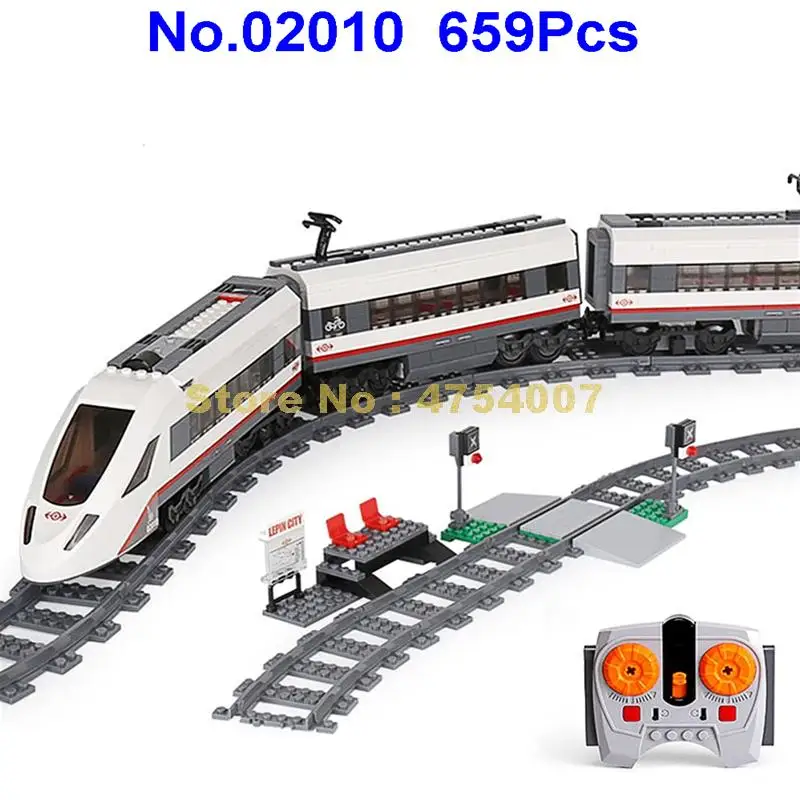 659pcs technic high-speed passenger train remote control rc truck 3 figures building blocks 60051 Toy
659pcs technic high-speed passenger train remote control rc truck 3 figures building blocks 60051 Toy