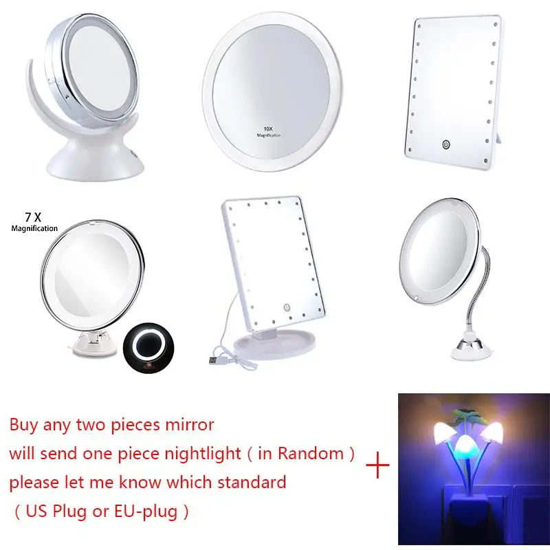 Professional Makeup Mirror Vanity Magnifying Lights LED Tabletop Countertop Cosmetic Mirrors For Beauty Makeup Eyelash Brush
Professional Makeup Mirror Vanity Magnifying Lights LED Tabletop Countertop Cosmetic Mirrors For Beauty Makeup Eyelash Brush