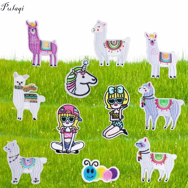 Pulaqi Cute Sheep Alpaca Prairie Iron On Patches For Clothes T-shirt Overcoat Caterpillar Modern Girl Patch For Men Decoration F
Pulaqi Cute Sheep Alpaca Prairie Iron On Patches For Clothes T-shirt Overcoat Caterpillar Modern Girl Patch For Men Decoration F