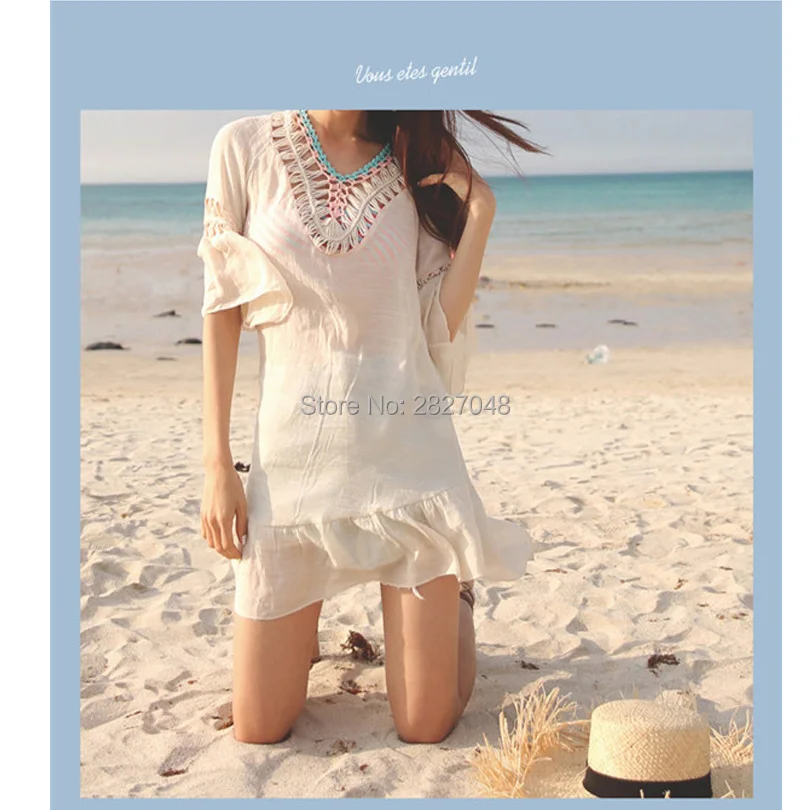 Women Sexy Colored Tassel See-Through Crochet Tunic Beach Cover Up Swimwear Summer Bikini Cover Up Swim Beach Dress
Women Sexy Colored Tassel See-Through Crochet Tunic Beach Cover Up Swimwear Summer Bikini Cover Up Swim Beach Dress
