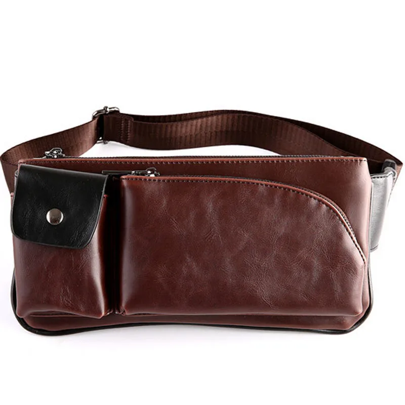 JASON TUTU fanny pack waist belt bag men purse Good quality PU leather man chest bag men bag shoulder men bag
JASON TUTU fanny pack waist belt bag men purse Good quality PU leather man chest bag men bag shoulder men bag