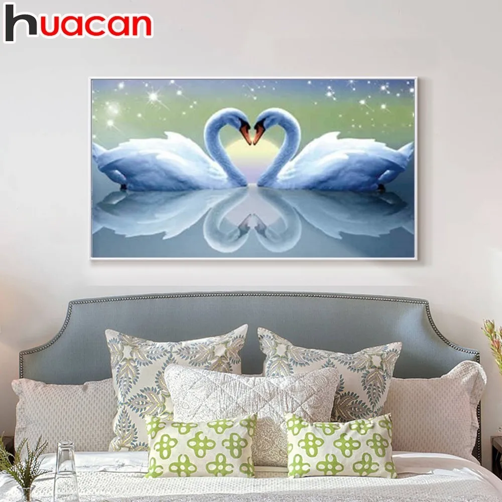 HUACAN 5D DIY Diamond Mosaic Animal Swan Cross Stitch DIY Diamond Painting Needlework Diamond Embroidery Rhinestones Home Decor
HUACAN 5D DIY Diamond Mosaic Animal Swan Cross Stitch DIY Diamond Painting Needlework Diamond Embroidery Rhinestones Home Decor
