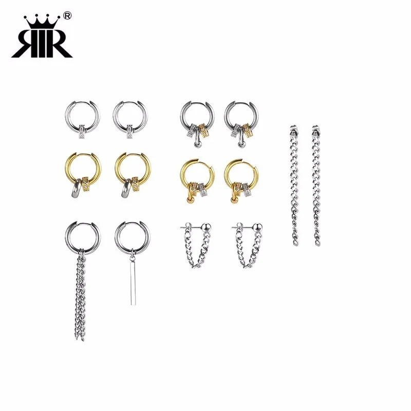 RIR Minimalist Stainless Steel Fashion Circle Earrings Exquisite Tassel Pendant Earrings Give Him The Best Jewelry Gift
RIR Minimalist Stainless Steel Fashion Circle Earrings Exquisite Tassel Pendant Earrings Give Him The Best Jewelry Gift
