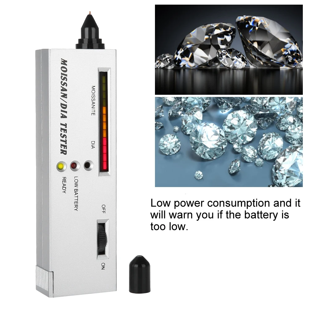 Professional Moissan LED Indicator Diamond Tester Moissanites Detector Pen Gemstone Selector Jewelry Testing pick up Tools a
Professional Moissan LED Indicator Diamond Tester Moissanites Detector Pen Gemstone Selector Jewelry Testing pick up Tools a