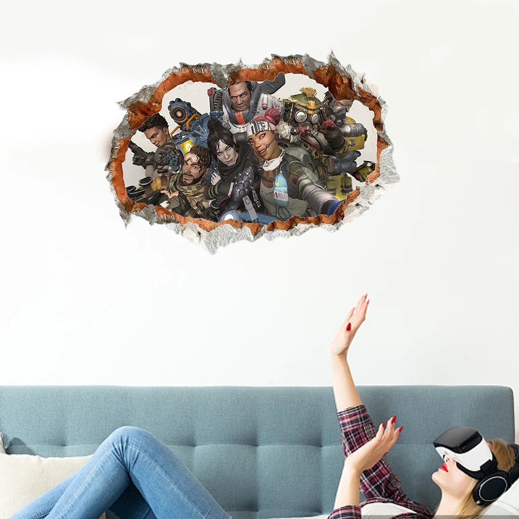 Creative 3D fortnight Battle Game Wall Stickers For Kids Rooms Anime Wall Decals Living Room Home Decor Wall Poster Decoration
Creative 3D fortnight Battle Game Wall Stickers For Kids Rooms Anime Wall Decals Living Room Home Decor Wall Poster Decoration