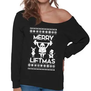 Ladies Xmas Long Sleeve Round Neck Tops Oversize Merry Christmas Women Casual Sweatshirt Off Shoulder Hoodies
Ladies Xmas Long Sleeve Round Neck Tops Oversize Merry Christmas Women Casual Sweatshirt Off Shoulder Hoodies