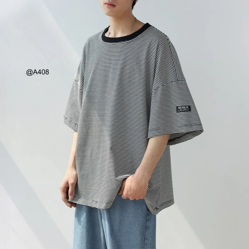 2019 Summer Men's Fashion Brand Casual Loose Stripe Printing Cotton Clothes Round Neck Short Sleeve High-quality T-shirt M-2XL
2019 Summer Men's Fashion Brand Casual Loose Stripe Printing Cotton Clothes Round Neck Short Sleeve High-quality T-shirt M-2XL