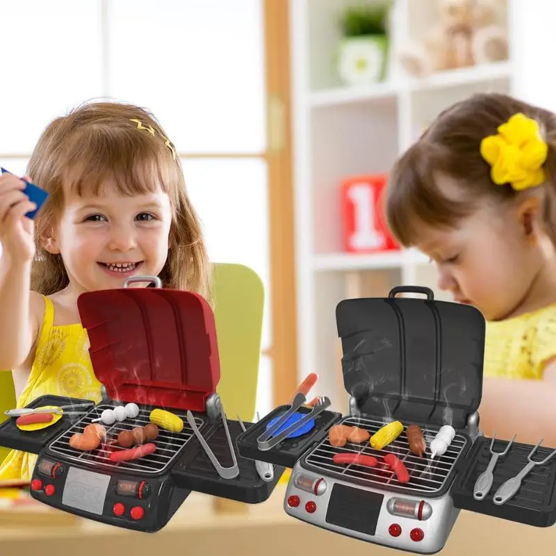 One Set Amusing Electric BBQ Grill Sausage Wing Tomato Sauce Cooking Pretend Play Toys Children Funny BBQ Toys
One Set Amusing Electric BBQ Grill Sausage Wing Tomato Sauce Cooking Pretend Play Toys Children Funny BBQ Toys