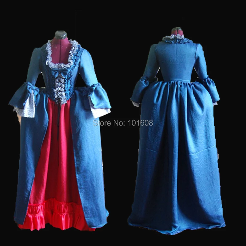 Tailored!Royal Blue Vintage Costumes Duchess Princess Civil war 18th Court Belle Marie Antoinette DRESS Victorian dresses HL-365
Tailored!Royal Blue Vintage Costumes Duchess Princess Civil war 18th Court Belle Marie Antoinette DRESS Victorian dresses HL-365